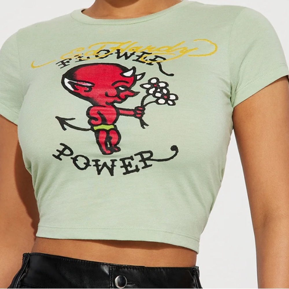 ed hardy baby 👿 fitted tee!!